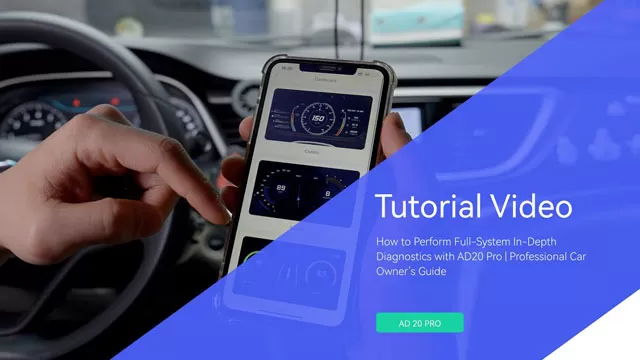 AD20 PRO for Perform Full-System In-Depth Diagnostics Tutorial Videos with 100% Practical Skills