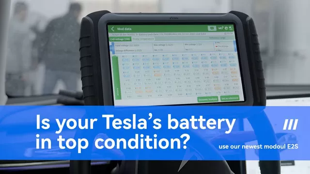 Worried About Your Tesla Battery? See What E2S/E2PRO Test Reveals in Seconds!