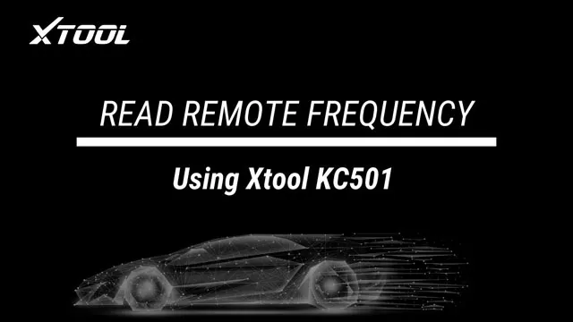XTOOL KC501 + X100PAD Elite - Read Remote Frequency Video (2020 Updates)
